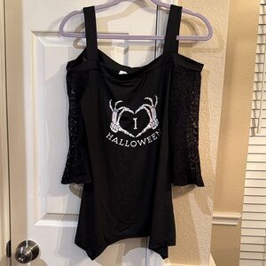 Black Halloween Women's Top